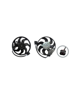 Fan Motoru Davlumbazsız Sol–7L0959455C-Wisco–Volkswagen Touareg Q7 Cayenne 2003 Sonrası Uyumlu