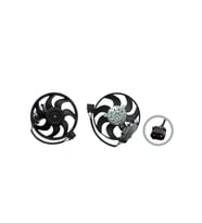 Fan Motoru Davlumbazsız Sol–7L0959455C-Wisco–Volkswagen Touareg Q7 Cayenne 2003 Sonrası Uyumlu