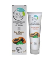 Bio Smile Organik Beyazlatıcı Diş Macunu Nane Papaya Aloe Vera 75 ml