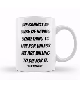 Che Guevara Quotes Gift   Vintage Retro Rainbow Style Kupa Bardak Porselen