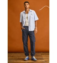 Erkek Slim Fit Körüklü Jogger Paçası Lastikli Pantolon