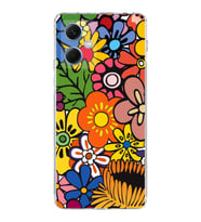 PrintiFy Xiaomi Redmi Note 12 4G ile Uyumlu Retro Color 2  Kamera Korumalı Şeffaf  Kılıf