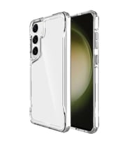 Galaxy S24 Plus Kılıf Kamera Çıkıntılı Lüx Şeffaf Silikon (Renksiz)