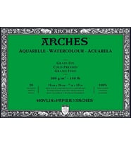 Arches Watercolor 300gr 18x26cm 20yp Cold Pressed Suluboya Blok / A1795058
