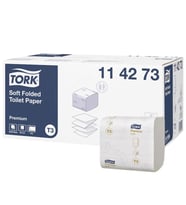 Tork Premium Yumuşak Katlamalı Tuvalet Kağıdı 30 Paket (114273)