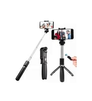 Mey İthalat® Selfie Çubuğu Tripod Bluetooth Kumandalı Selfie Çubuğu Telefon Tutucu