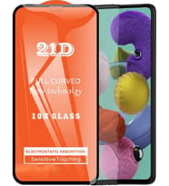 Samsung Galaxy Uyumlu A51 Ekran Koruyucu 21d Tam Kaplayan Kırılmaz Cam Kavisli 9018000000233