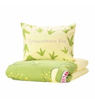 Tek Kişilik Çocuk Nevresim Takımı Sarı-Yeşil-150x200/Dinazor-Çarşafsız