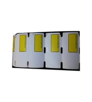 TERMAL KARTON RAF ETİKETİ SARI İNDİRİMLİ 38X80 500 ADET