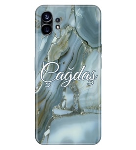 Nothing Phone 1 / 2 Kılıf İsim Yazılı Kişiye Özel Silikon Kapak Model-5 (Çok Renkli)