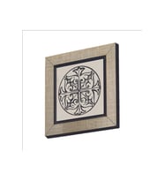 Bizans Dairesel Paneli Baskılı MDF Magnet 7X7