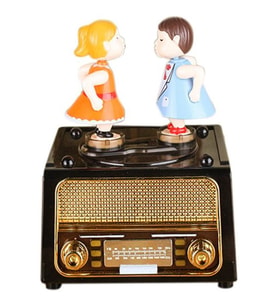 Nostaljik Radyo Görünümlü Müzik Kutusu