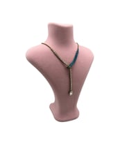 Yerli Üretim Londra Model Süet Kumaş Pembe Renk 28/ 22  Cm Kolye Sergileme Mankeni