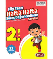 2.Sınıf Föy Tarzı Hafta Hafta Süreç Değerlendirme Soruları (32 Hafta)