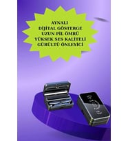 Mey İthalat® Aynalı Bluetooth Kulaklık Akıllı Saat Seti Anc Özelliği Dokunamatik