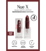 Nue X Silkly Matte Lipstick Wine Red 06