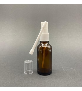 20ml kahverengi Ağız spreyli Şişe, 24 Adet, Oral Sprey, Ecza şişesi, Boş Cam şişe (Amber)