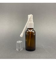20ml kahverengi Ağız spreyli Şişe, 24 Adet, Oral Sprey, Ecza şişesi, Boş Cam şişe (Amber)