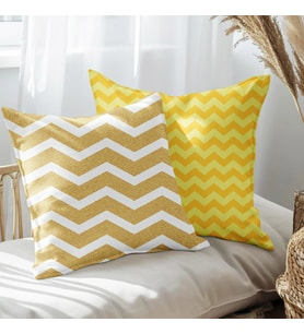 eJOYA Modern Tasarımlı 2'li Yastık İçi Ve Kırlent Kılıfı 45cm 113514