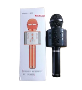 WS-858 Karaoke Mikrofon ve Hoparlör Siyah