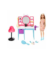 Barbie Nessiworld Hkv00 Muhteşem Kuaför Oyun Seti