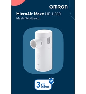 Omron MicroAir Go NE-U300 Mesh Nebülizatör Taşınabilir, Şarj Edilebilir, Sessiz Nebülizer