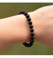 Obsidyen Taşı Bileklik ( 8 mm )