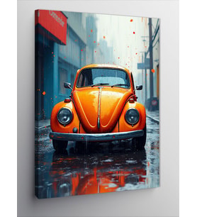 Kanvas Tablo Klasik Volkswagen Kaplumbağa