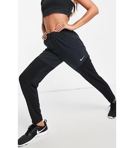 Nike Wmns Dri Fit Running Walk 7/8 Pant Yürüyüş Koşu Pantolonu Siyah Eşofman Altı