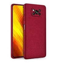 Coverzone Xiaomi Poco X3 ?le Uyumlu K?l?f Z-Mara Lansman Vieri Tam Koruma Arka Kapak Kamera Koruma �?k?nt?l? P�r�zs�z Y�zey Mor