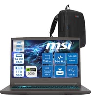 MSI Msı Thin 15 Intel Core I5 13420H 24GB Ddr4 1tb SSD 4GB/RTX3050/45W 15.6" Fhd 144Hz IPS Windows 11 Home Taşınabilir Bilgisayar 2868XTRH06 + Zettaçanta