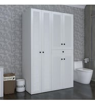 Kenzlife membran çamaşır-kurutma makinesi dolabı şahrur sol byzbyz 187*120*60 çekmeceli mebran kapak suntalam gövde banyo