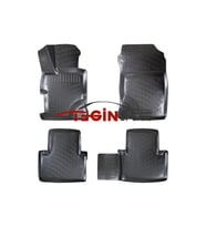 Honda Civic Sedan 2013 3D Havuzlu Paspas Siyah