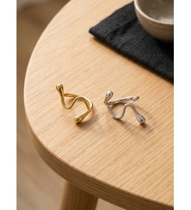 Kadın Dalgalı Kıvrımlı Ear Cuff Kıkırdak Küpesi Gold Ve Gümüş Seçenekli Deliksiz Kulak Küpes