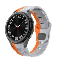 Samsung Galaxy Watch 5 40mm Uyumlu Zore KRD-116 20mm Futbol Desenli Spor Tasarımlı Silikon Kordon