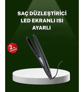 Isı Ayarlı 2025 Titanyum Kaplama Seramik Plakalı Saç Düzleştirici A Kalite Orijinal