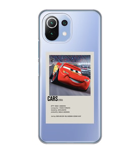 Xiaomi Mi 11 Lite Uyumlu Cars Mcqueen Desenli Şeffaf Telefon Kılıfı