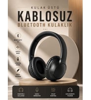 Kablosuz Bluetooth Kulaklık Kulak Üstü Mikrofonlu 5.0 Bluetooth ANC Özelliği