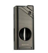 Quantoro Tek Torch Pürmüz V-Cut Gunmetal Metal Puro Çakmağı - TRZ1123