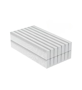 100 Adet 15x10x1.5 Mm Köşeli Neodyum Mıknatıs N35 Magnet Dayanıklı Nikel Kaplama