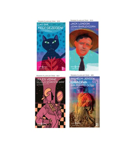 Kedi Gezegeni + John Barleycorn + Wilhelm Storitz’in Sırrı + Gradiva – Bir Pompei Düşü- 4 Kitap Set