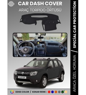 DACIA DUSTER (2015 +) Torpido Örtüsü Ön Göğüs Koruma Torpido Koruma Çatlamayı Engeller Tam Uyum