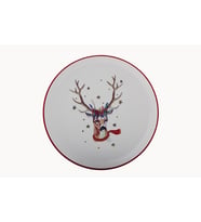 Porland Winter Düz Tabak 20cm