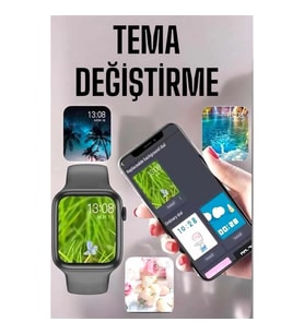 Mey İthalat® Akıllı Saat Amoled Ekran Yeni Nesil Bluetooth Bağlantılı
