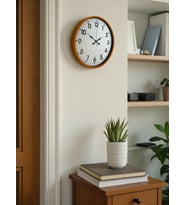 36 Cm Standart Turuncu Duvar Saati