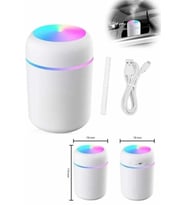 Hava Nemlendirici Buhar Makinesi Led Işıklı USB Dekoratif Nemlendirici