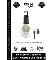 #KampLambası Su Yağmur Geçirmez Kırılmaz Şarjlı 3 Modlu Kablosuz Kamp Aydınlatma Led Ampülü