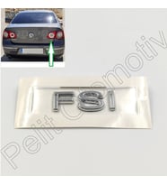Passat (2006-2011) Bagaj Kapağı FSI Yazısı 3C0853675