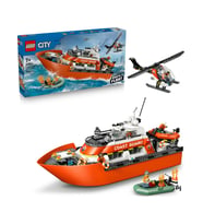 Lego City Sahil Güvenlik Kurtarma Botu ve Helikopteri 60504