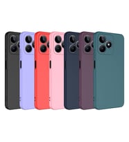 Realme Note 50 Uyumlu Kılıf Silikon İçi Yumuşak Soft Yüzey Zore Mara Lansman Kapak